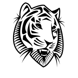 Tiger head silhouette-1683624410