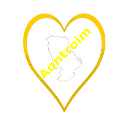 Antrim map sign.