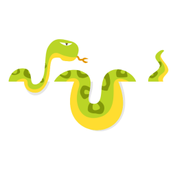 Colorful snake