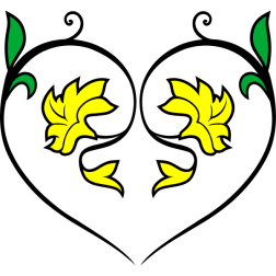 floral heart I