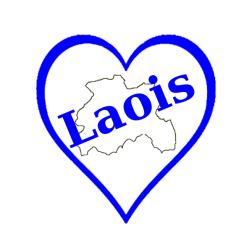 Laois map sign.