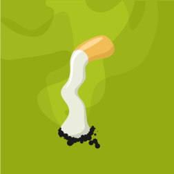 No smoking graphic concept