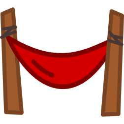 Simple Red Hammock