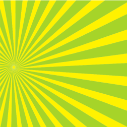 Lime green sunbeam pattern
