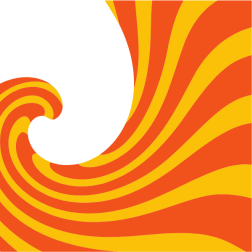 Swirl stripes pattern