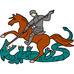 The man and the dragon