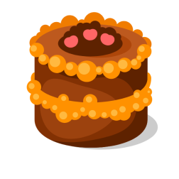 Cherry cake 3d