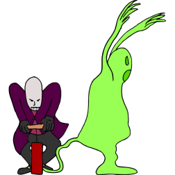 Inflatable ghost