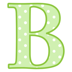 polka_dot_upper_case_letter_B