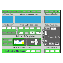 My school on my map.