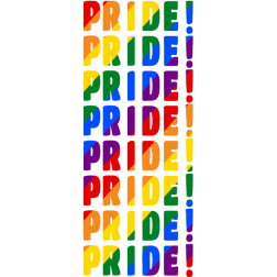 Rainbow pride tall background