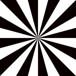 Black starburst on transparent background