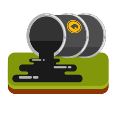Barrel oil