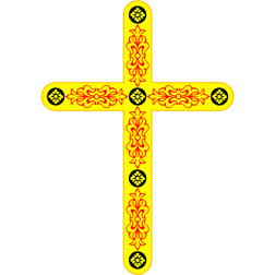 floral cross (more detailed version)