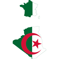 France flag map