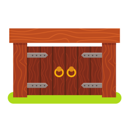 Wooden gate