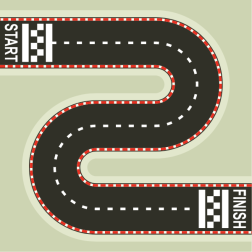 Kart race track