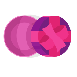 Pink gift box