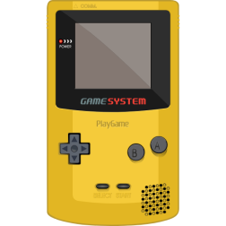 Video Game System Portative - Yellow