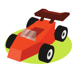 Carting racing car