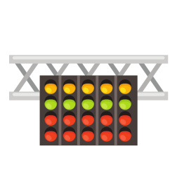 Racing traffic lights