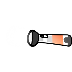 faraday flashlight turned on