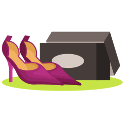Crimson shoes
