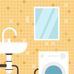 Bathroom interior