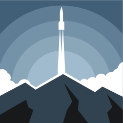 Rocket launch into space