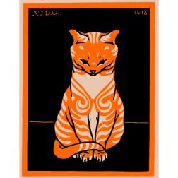 Julie de Graag „Sitting cat”