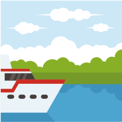 Yacht on sea