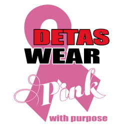 Deltas Wear Pink With Purposes Breast Cancer Svg