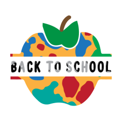 Back To School Apple Graphic Design