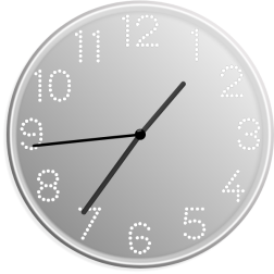 Ikea Uhr TROMMA Wanduhr, JavaScript/weiß,