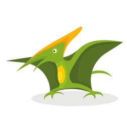 Mythical creature with wings