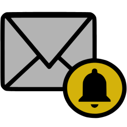Icon mail alert