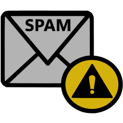 Icon spam mail