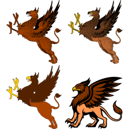 Four griffins