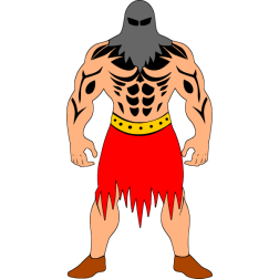 A masked professional wrestler