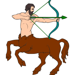Centaur in battle with pursuers