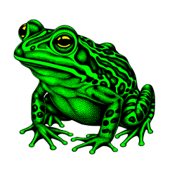 Green frog 1