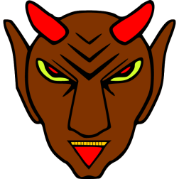 Devil with big ears