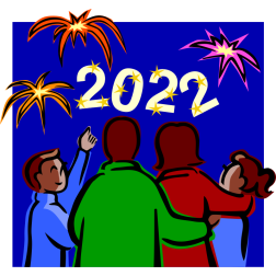 2022 at night celebration