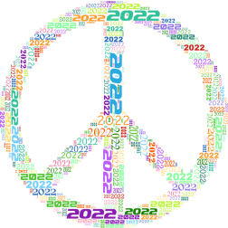 2022 peace sign