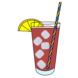 A glass of juice I