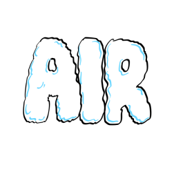 Air typography