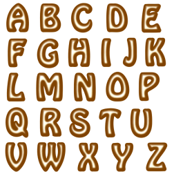 Alphabet16Brown