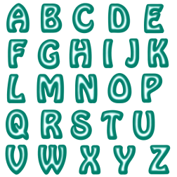 Alphabet16Cyan