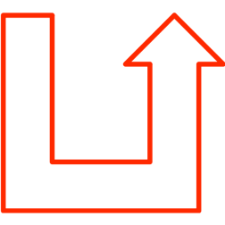 U-shaped arrow set 8