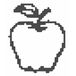 Apple vector image